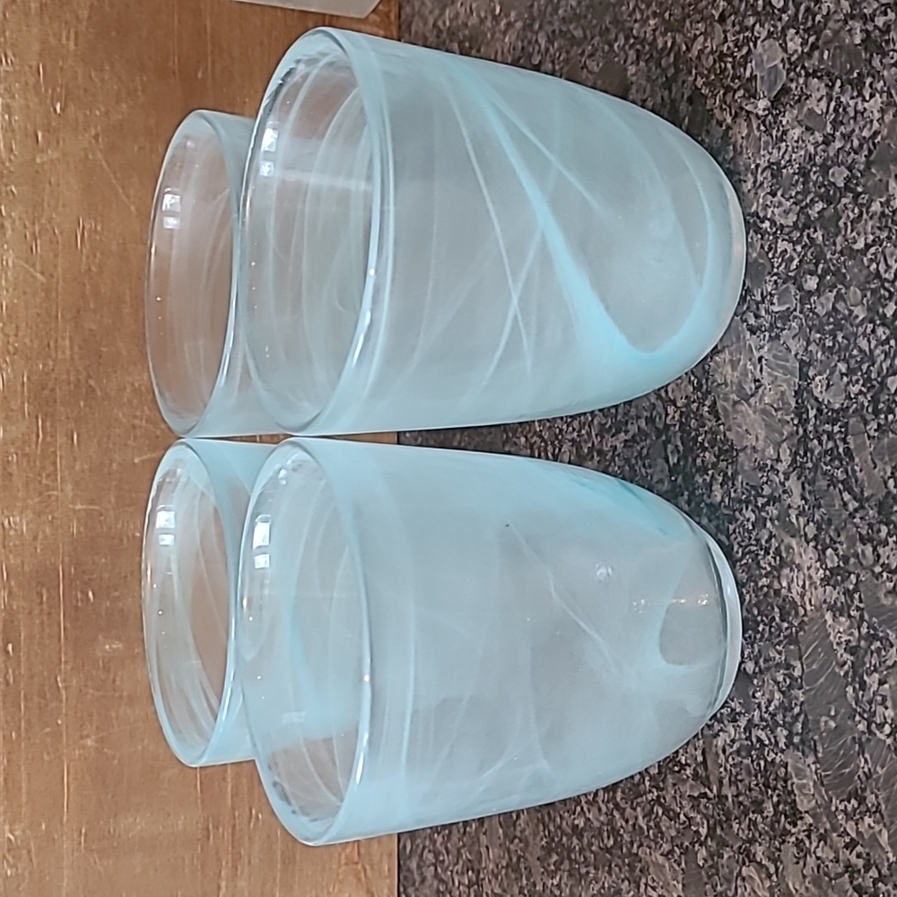 Set of 4 - Hand Blown Tumblers
